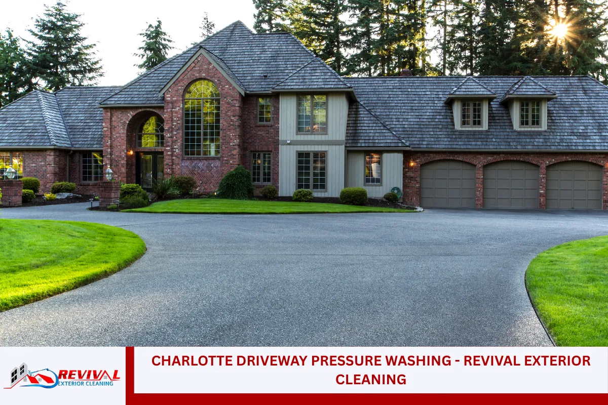 Charlotte Driveway Pressure Washing - Revival Exterior Cleaning