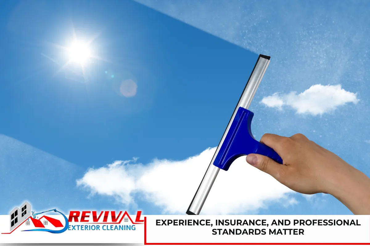 Experience, Insurance, and Professional Standards Matter