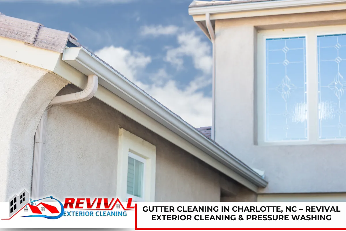 Gutter Cleaning in Charlotte, NC – Revival Exterior Cleaning & Pressure Washing