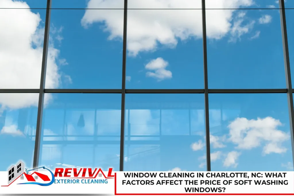 Window Cleaning in Charlotte, NC What Factors Affect the Price of Soft Washing Windows