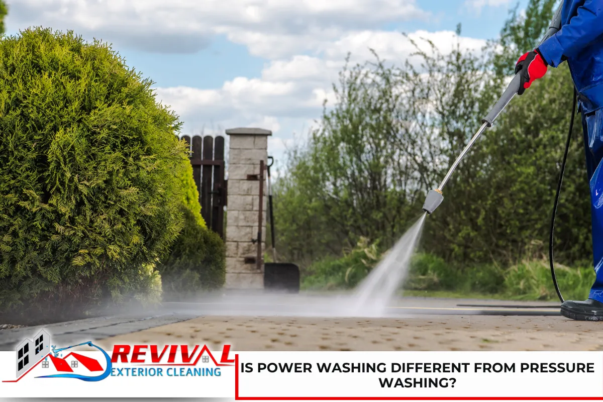 Is Power Washing Different from Pressure Washing