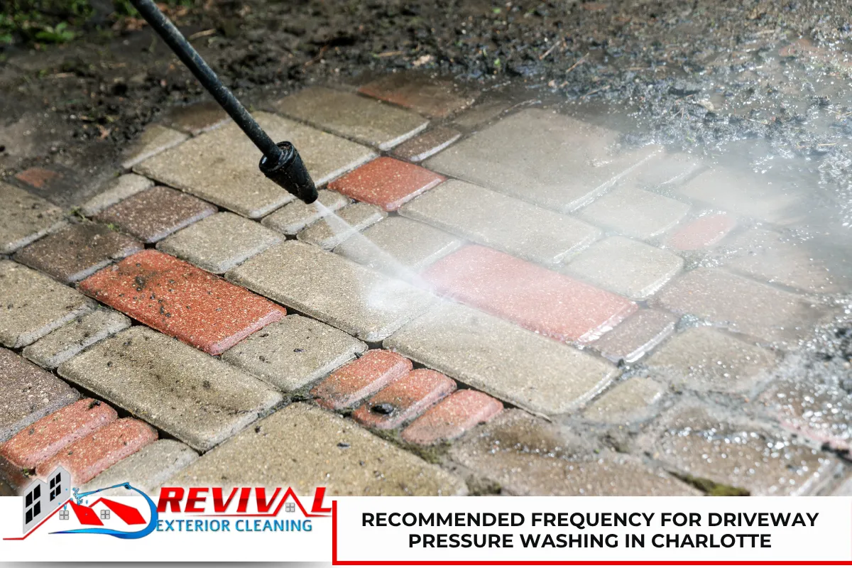 Recommended Frequency for Driveway Pressure Washing in Charlotte