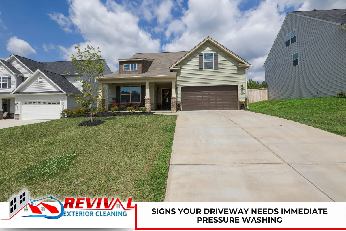 Signs Your Driveway Needs Immediate Pressure Washing