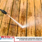 Can Pressure Washing Remove Nail Rust Stains on Decks in Charlotte, NC?