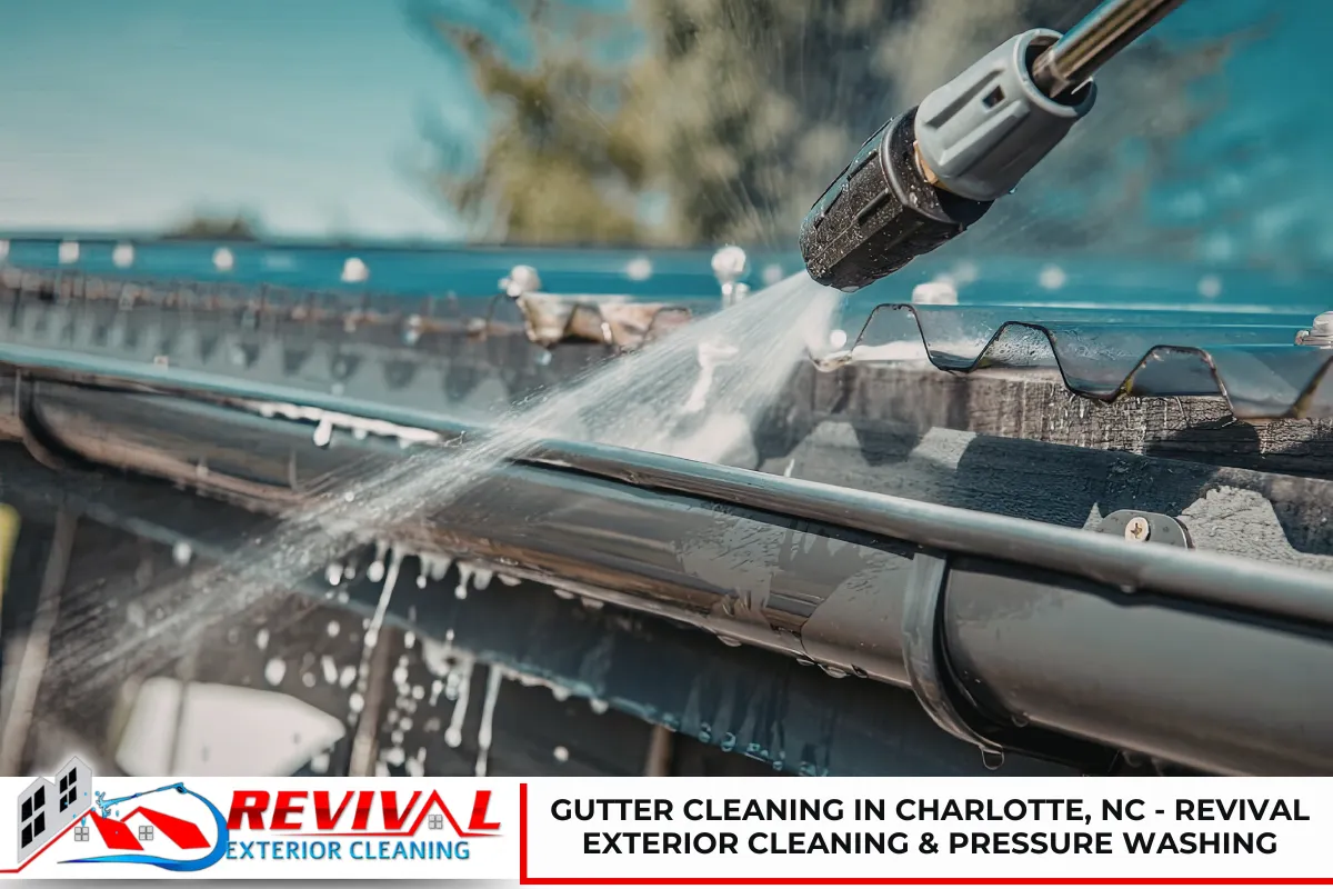 Gutter Cleaning in Charlotte, NC - Reach out to Revival Exterior Today!