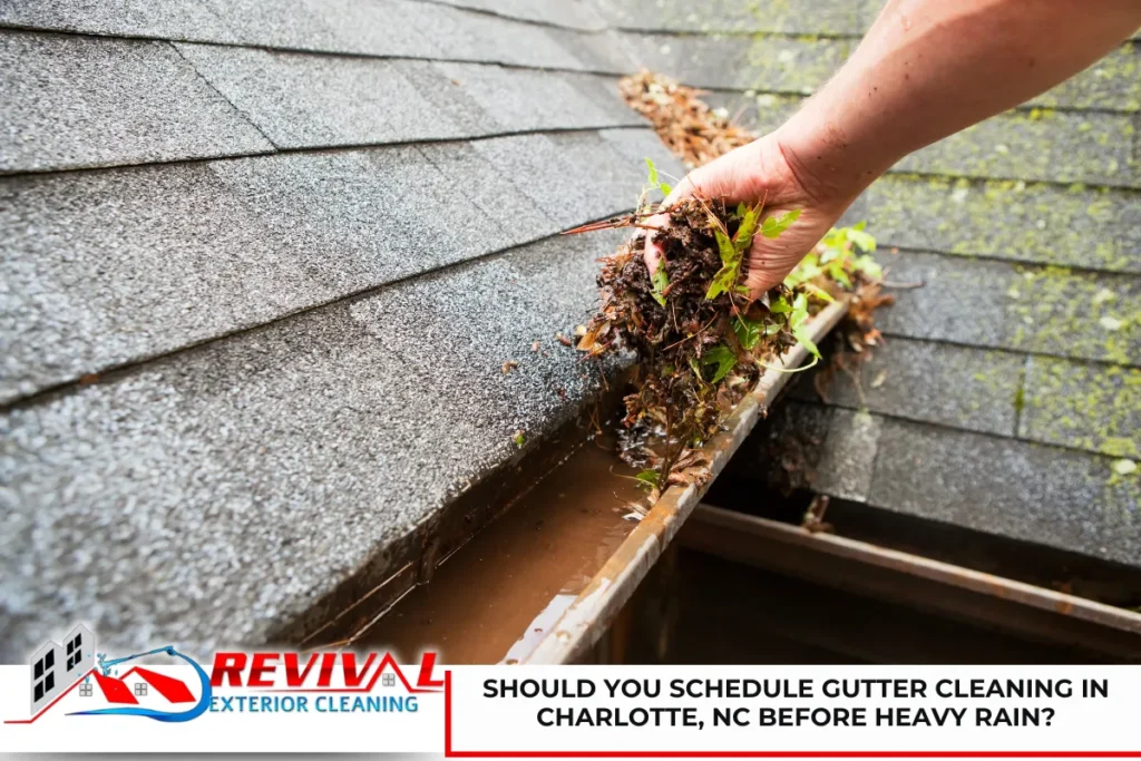 Should You Schedule Gutter Cleaning in Charlotte, NC Before Heavy Rain?