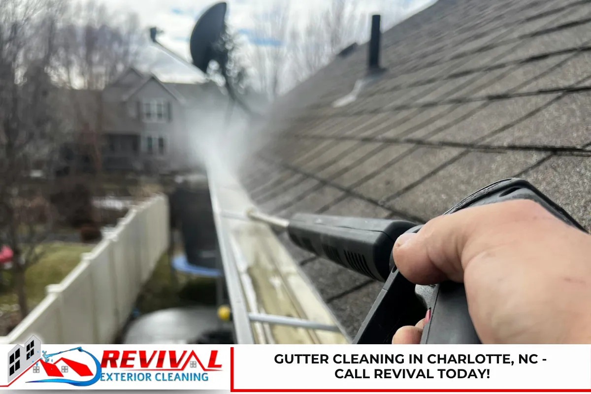 Gutter Cleaning in Charlotte, NC - Call Revival Today!